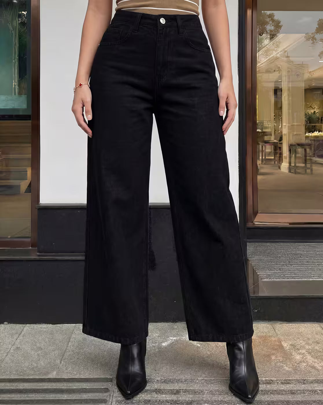 Full Length Fly, Light Wash Jeans